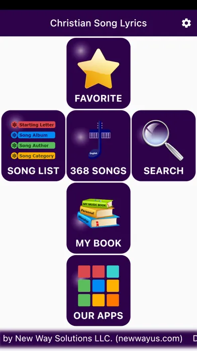 Capturas de pantalla de Christian Song Lyrics