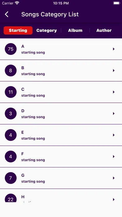 Capturas de pantalla de Christian Song Lyrics
