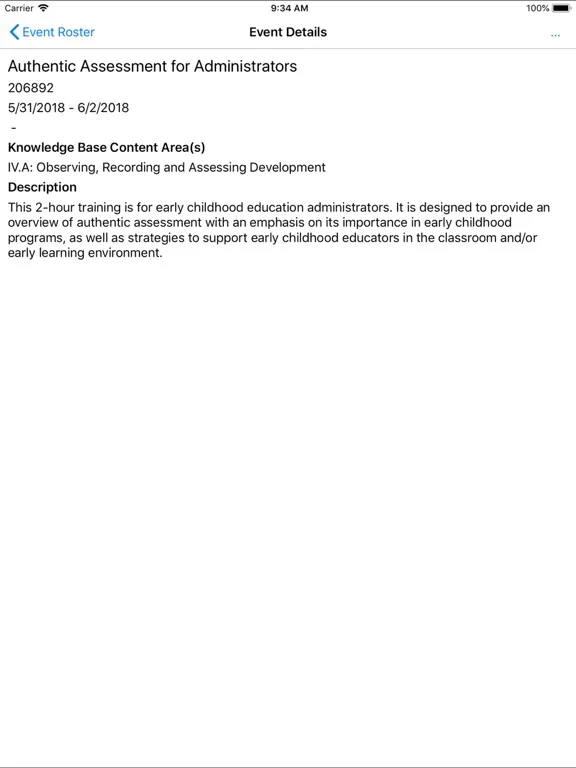 Capturas de pantalla de SC Endeavors Registry iPad 