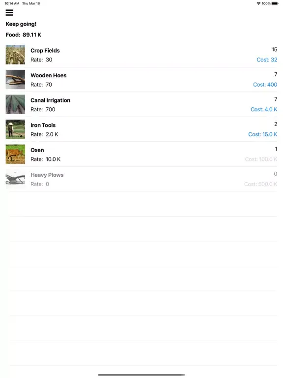 Idle Farmer iPad  स्क्रीनशॉट