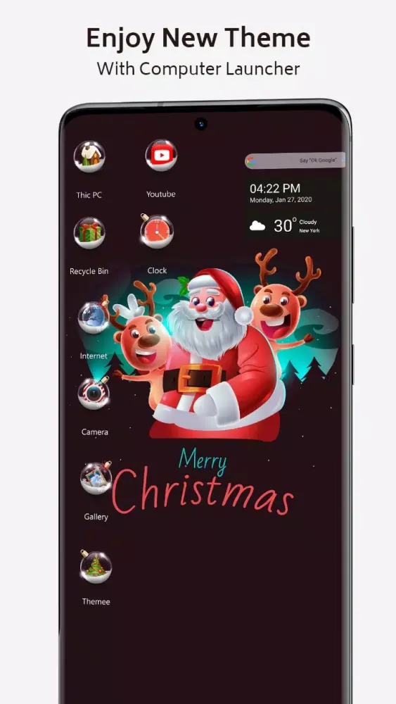 Capturas de pantalla de New year Theme For Launcher