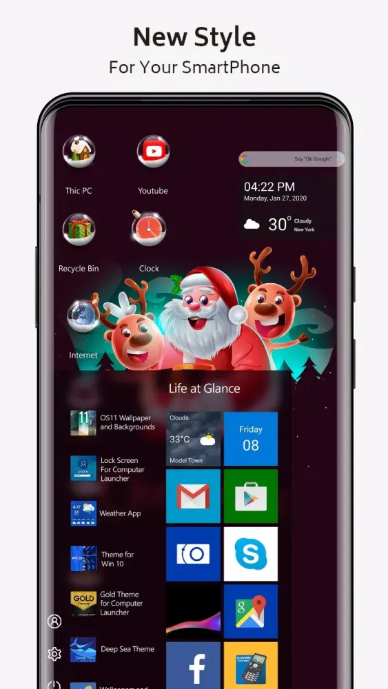 Capturas de pantalla de New year Theme For Launcher