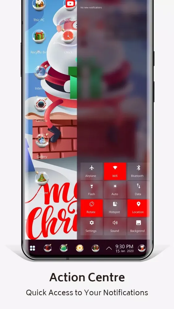 Capturas de pantalla de New year Theme For Launcher