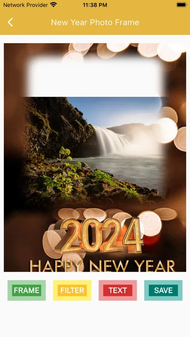 Screenshot di New Year Photo Frame 2024