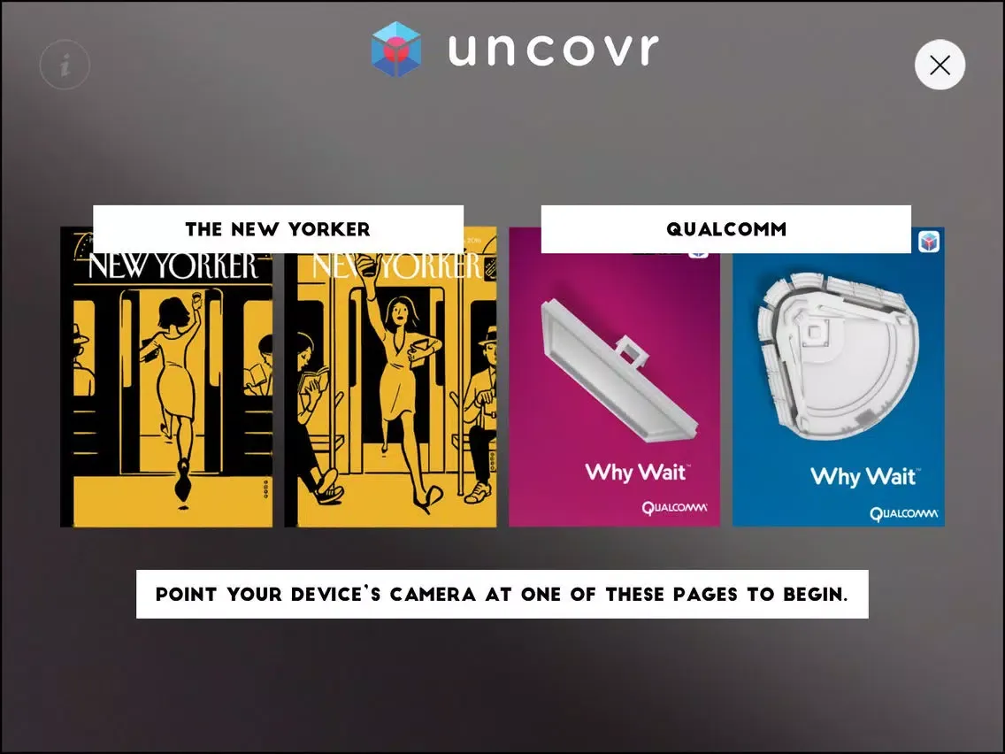 Uncovr iPad  Screenshots