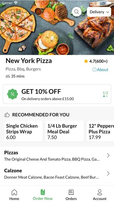 New York Pizza Swansea. স্ক্রিনশট
