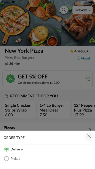 New York Pizza Swansea. স্ক্রিনশট