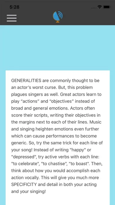 Voice Lessons To The World应用截图
