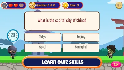 Captures d'écran de Ninja Vs Zombies - Quiz Game