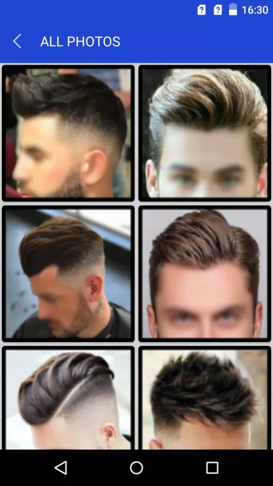 Ảnh chụp màn hình của Latest Men Hair Style