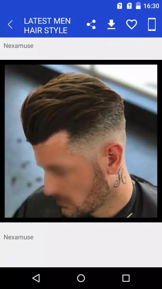 Ảnh chụp màn hình của Latest Men Hair Style