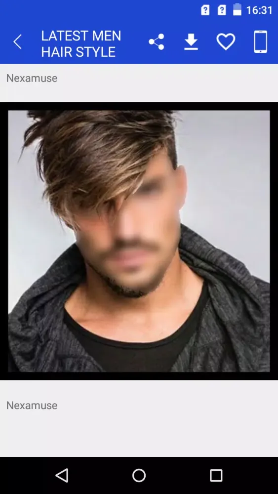 Ảnh chụp màn hình của Latest Men Hair Style