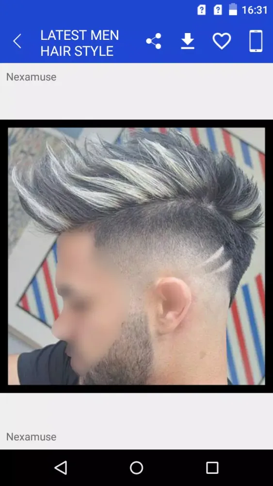 Ảnh chụp màn hình của Latest Men Hair Style