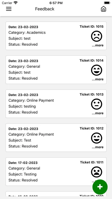 Скриншоты VKP Parent App