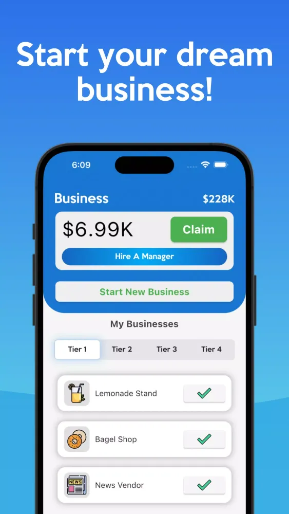 Capturas de pantalla de Business Tycoon Tap—Idle Games