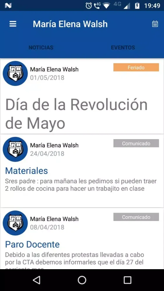 Zrzuty ekranu Colegio María Elena Walsh