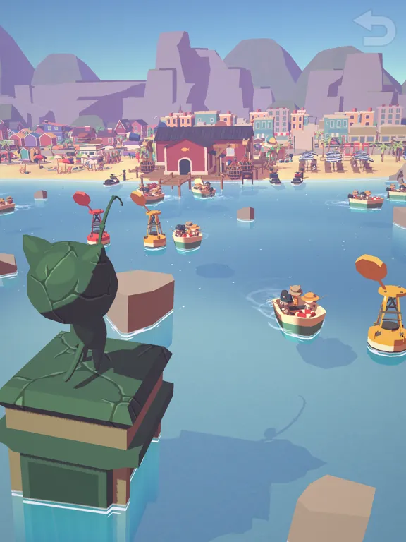 Zrzuty ekranu The Cat Fishing Village iPad 