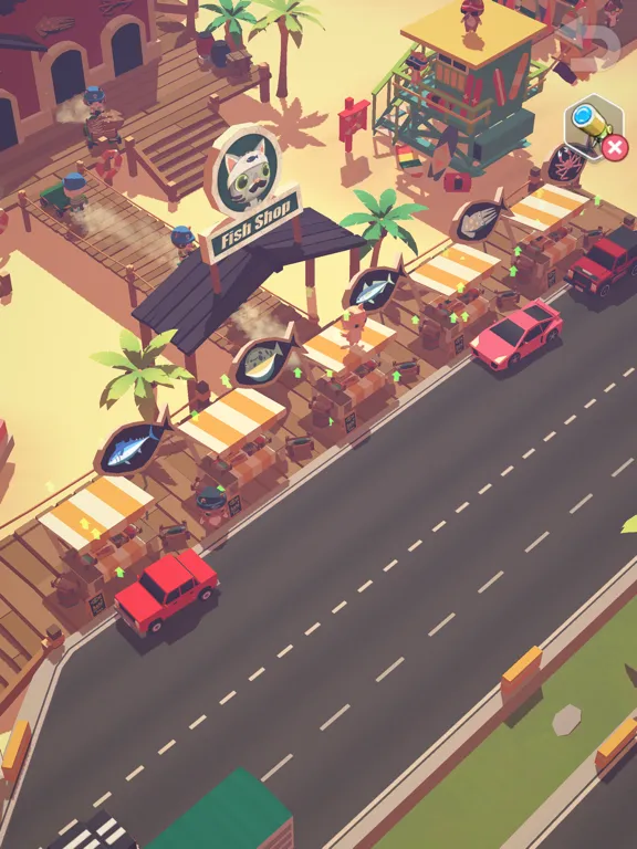 Zrzuty ekranu The Cat Fishing Village iPad 