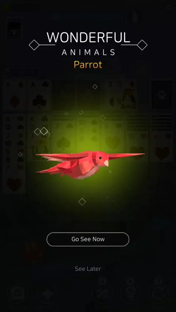 Capturas de tela do Solitaire : Planet Zoo