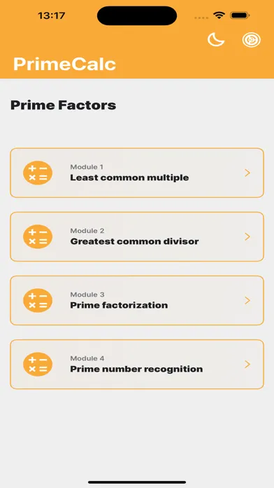 Tangkapan layar PrimeCalc