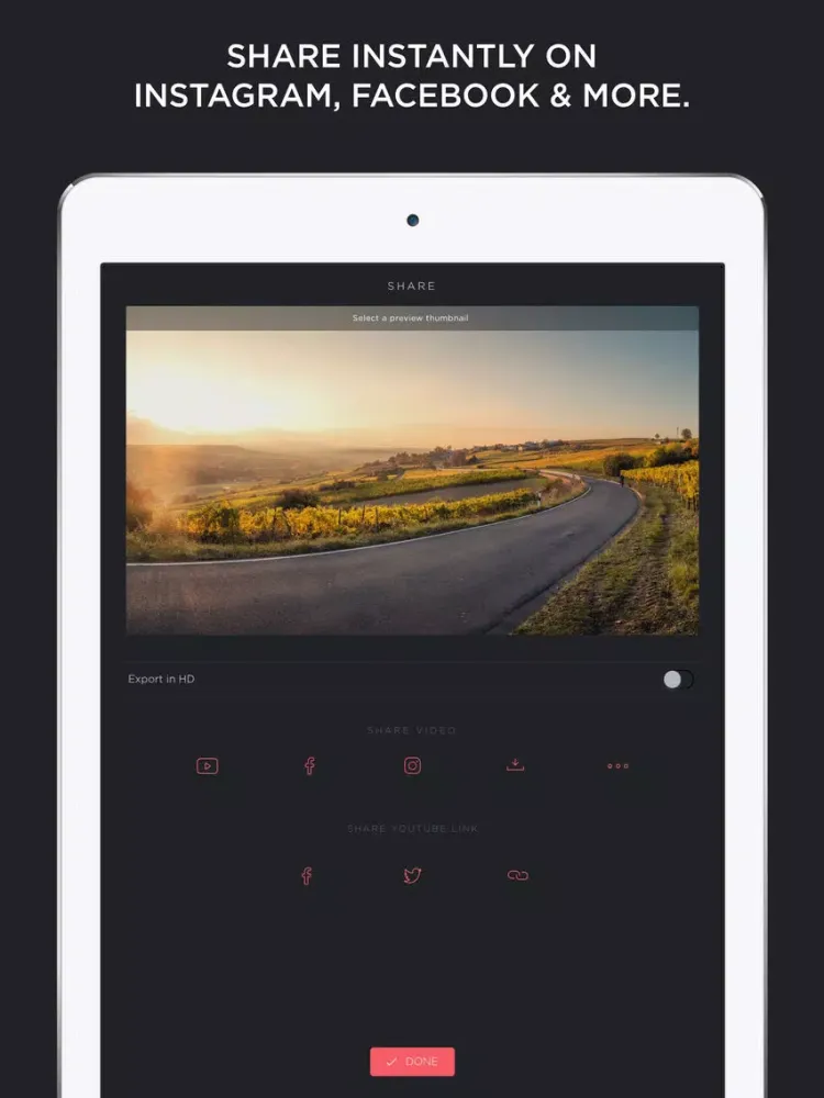 تصاویر Flo - Intelligent Camera & AI Movie Maker iPad 