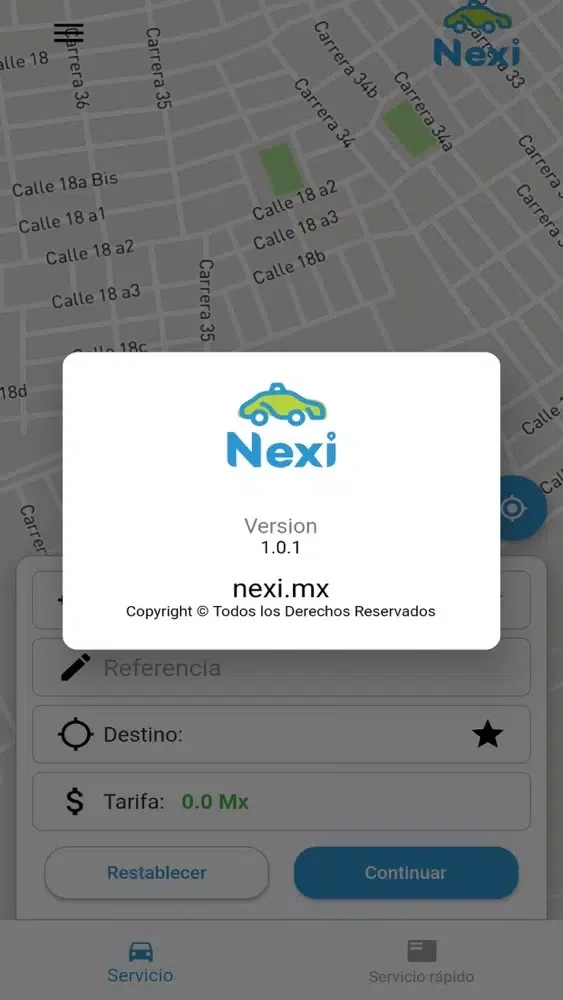 Nexi taxi سکرین شاٹس