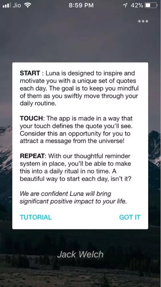 Luna-Daily Motivational Quotes 스크린샷