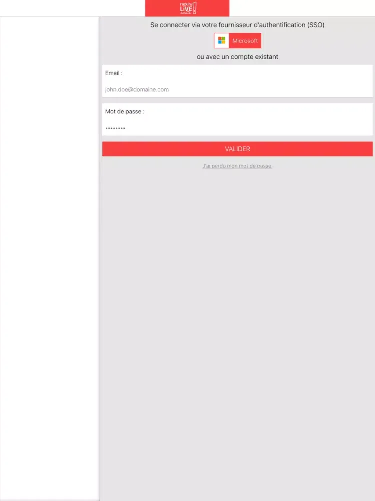 Nexity Live Events iPad  Ekran Görüntüleri