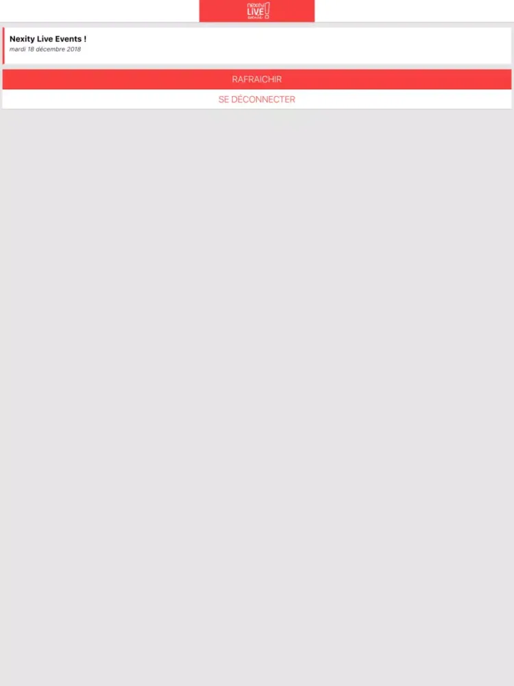 Nexity Live Events iPad  Ekran Görüntüleri