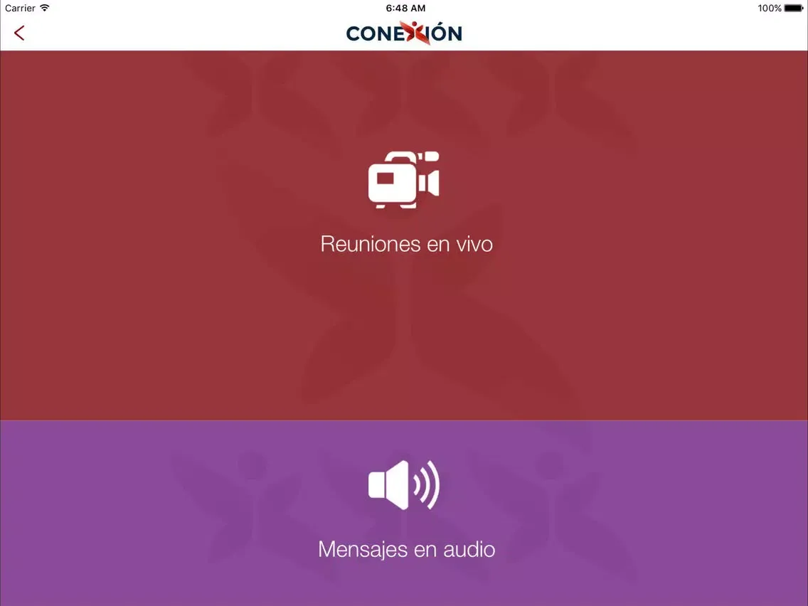 Tangkapan skrin Conexion con Dios iPad 