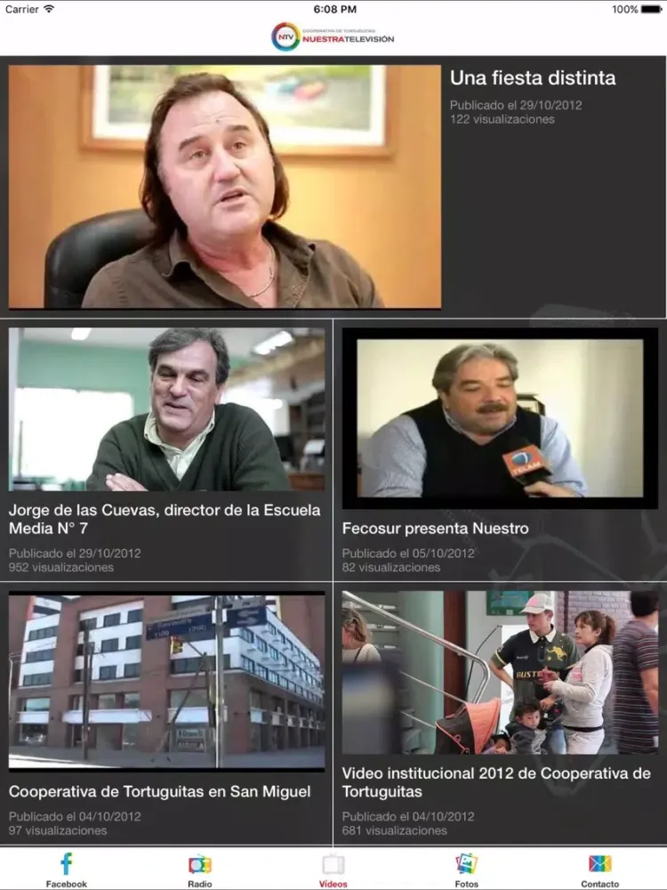 Capturas de pantalla de NTV Radio Oficial iPad 