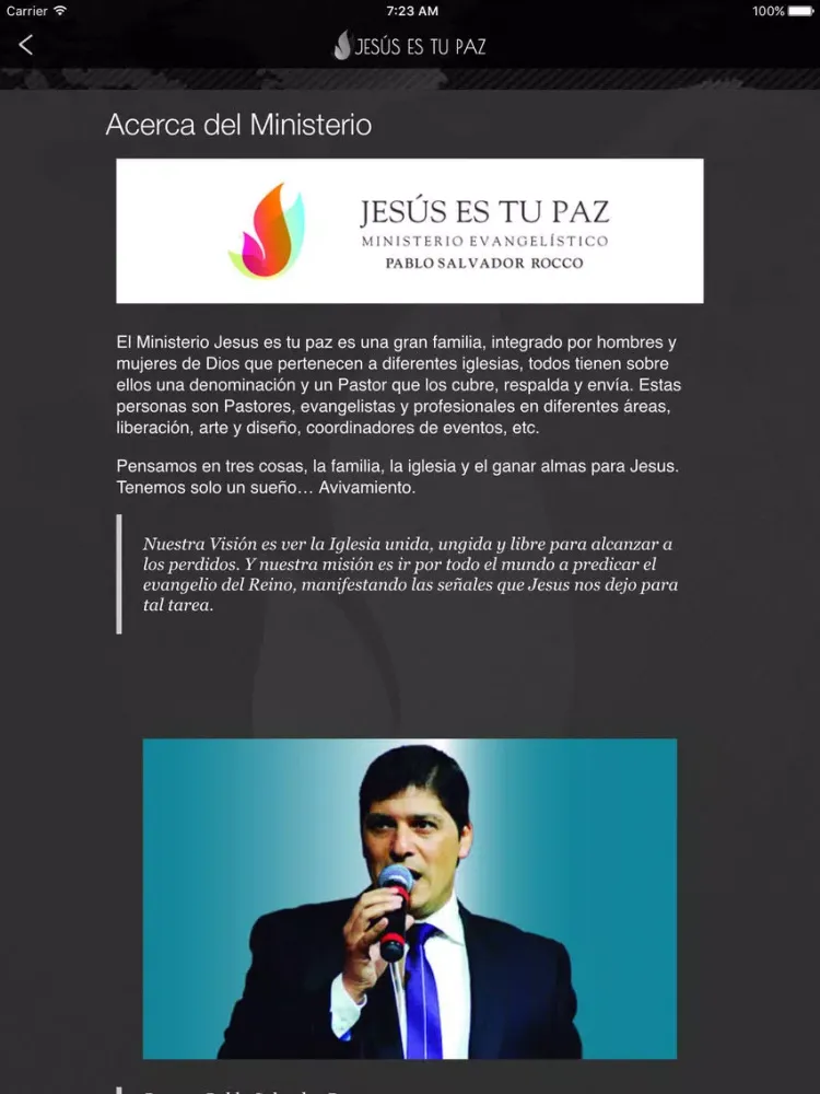 Скриншоты Jesus es tu Paz iPad 