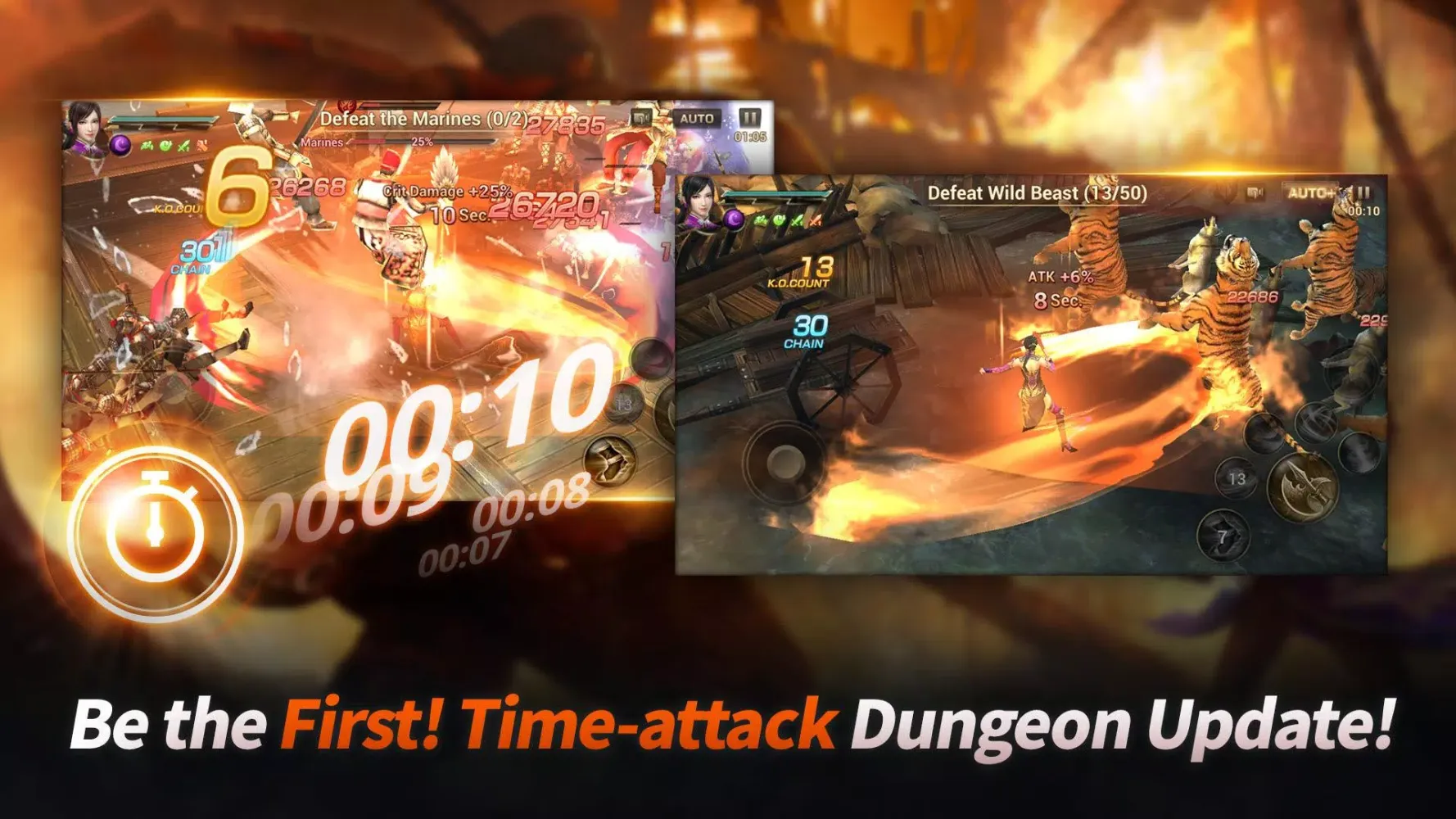 Capturas de tela do Unleashed