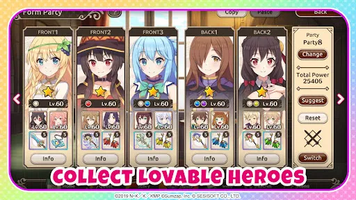 ภาพหน้าจอของ KonoSuba: Fantastic Days
