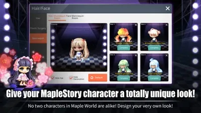 Captures d'écran de MapleStory M: Fantasy MMORPG