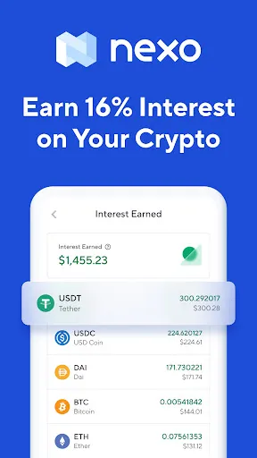 Nexo: Buy Bitcoin & Crypto Screenshots