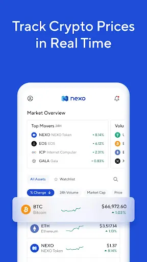 Nexo: Buy Bitcoin & Crypto Screenshots