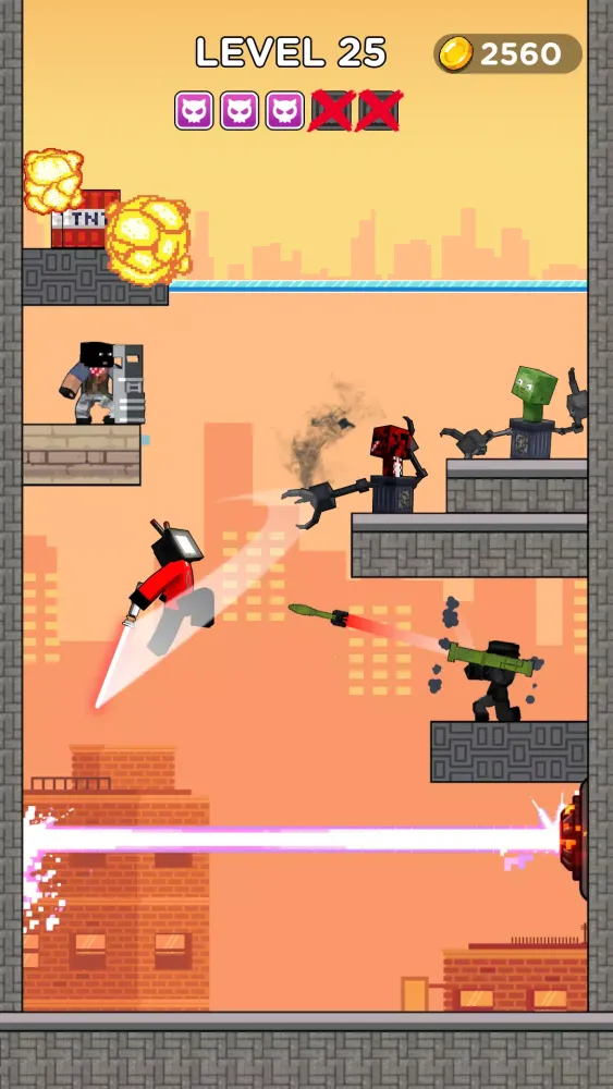 Mr Blade Hero: Teleport Master Screenshots
