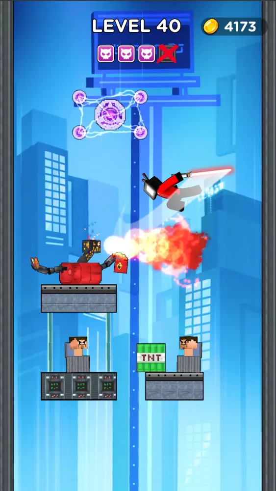 Mr Blade Hero: Teleport Master Screenshots