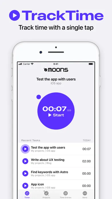 Timesheet - Moons Screenshots