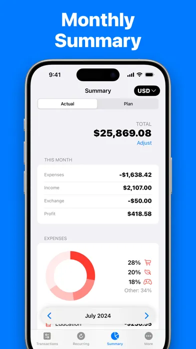 Скриншоты Expense Tracker - Numi