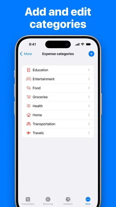 Скриншоты Expense Tracker - Numi