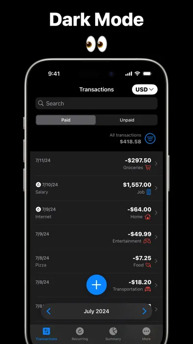 Скриншоты Expense Tracker - Numi