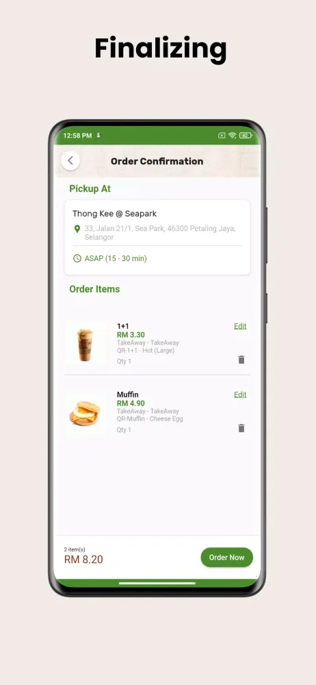 Thong Kee Cafe应用截图