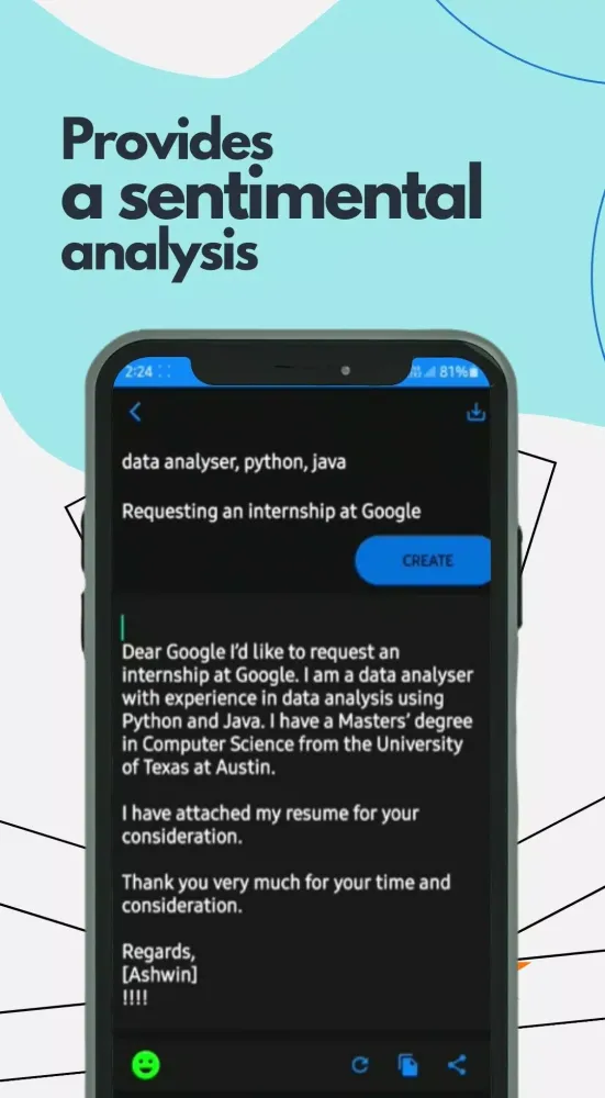 Artific AI: One click mails Screenshots