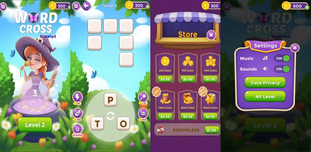 Pro Word Cross Puzzle 2022应用截图