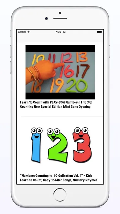 Ảnh chụp màn hình của Number Songs