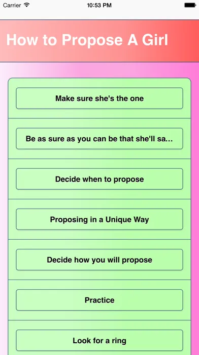 Tangkapan skrin How to Propose a Girl