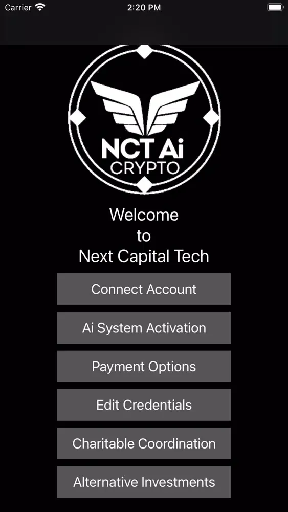Capturas de tela do Next Capital Tech AI