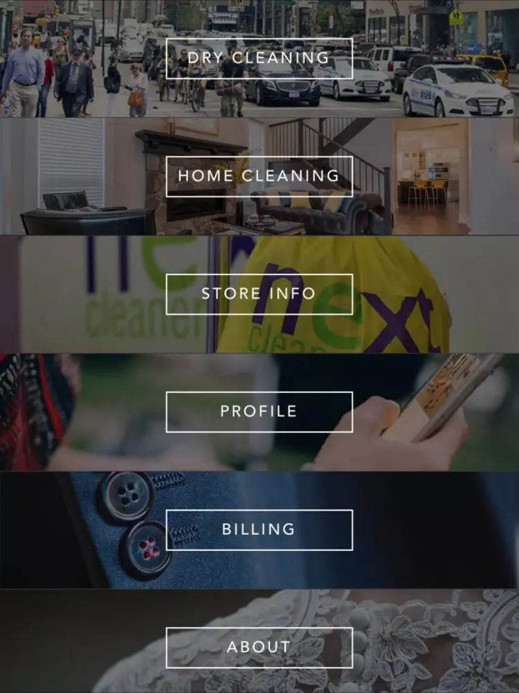 Next Cleaners Dry Cleaning iPad  Screenshots